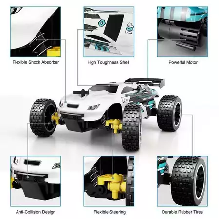 High-Speed Car For Adults&Kids,20 Km/H Remote Ccontrol Cars Toy Off-Road Buggy With Lights
